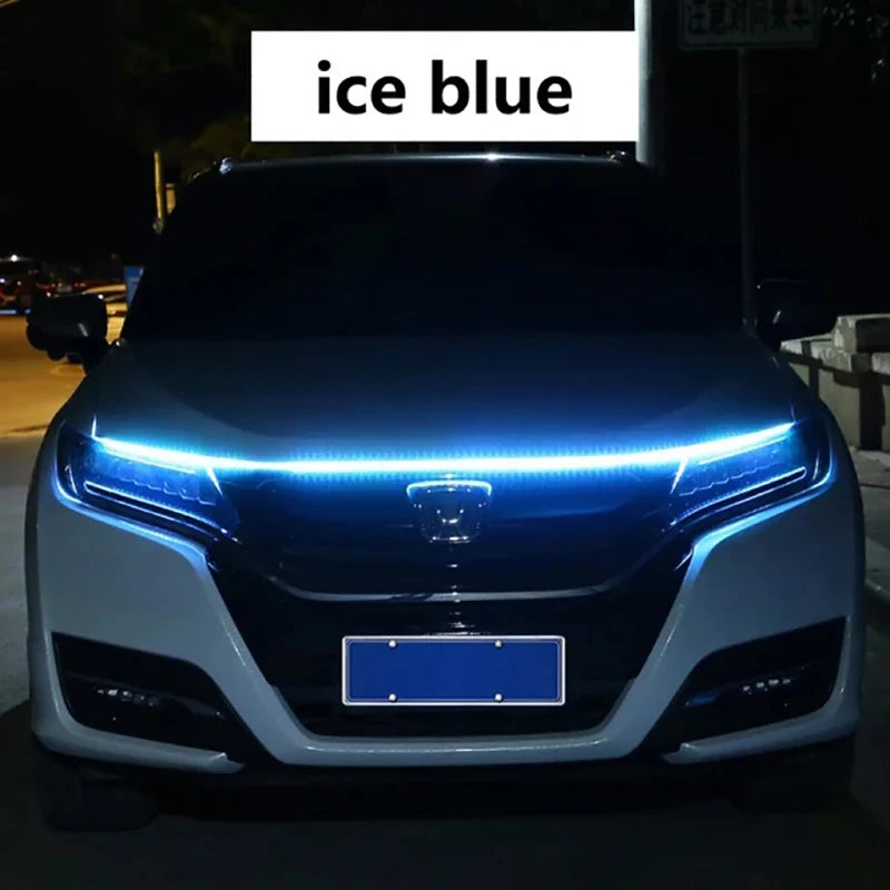 60 inches 12V 🚗 LED Front Grille Light Strip – Dynamic DRL Style Upgrade