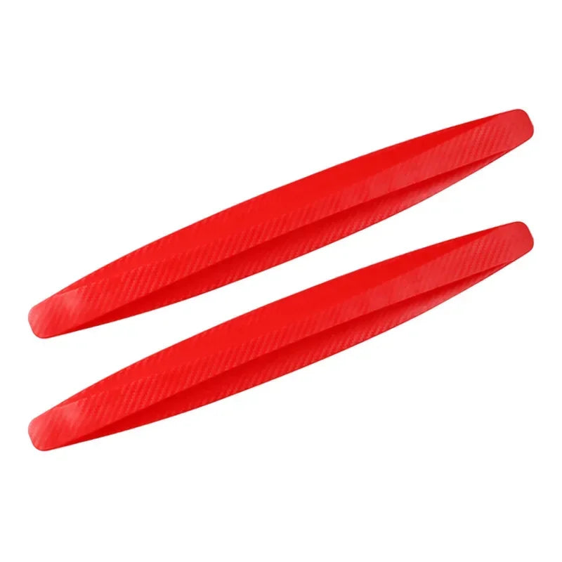 2Pcs Car Bumper Protector Strip, Corner Protection Guard Anti-Collision Scratch Protector, U-Shape Edge Trim Crash Molding, Flexible Rubber Auto Accessories Universal Fit for Most Cars SUVs Trucks