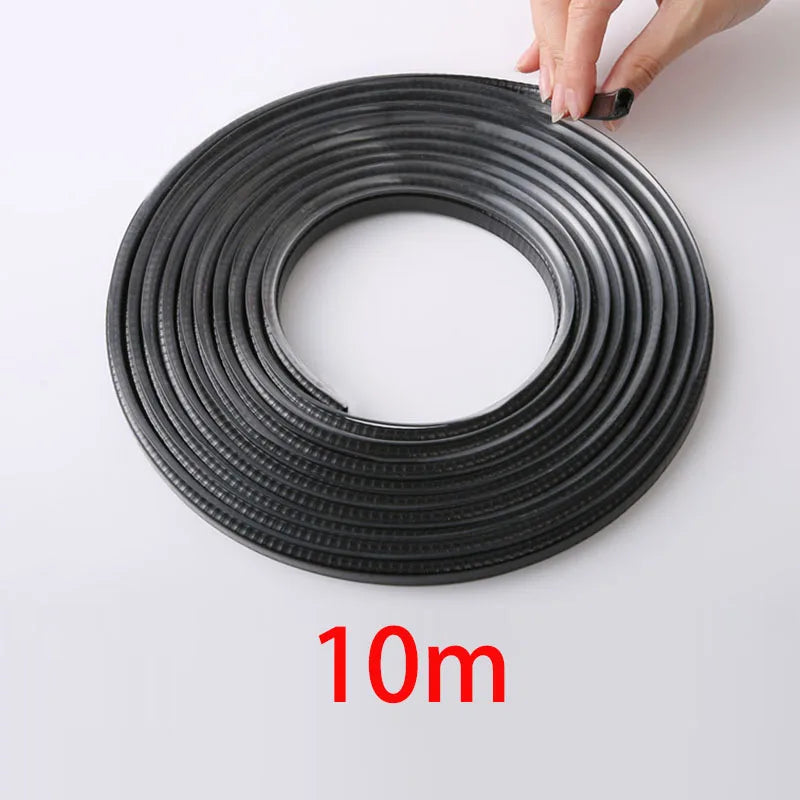 Car Door Protector Edge Guard, U-Shape Anti-Collision Scratch Strip – Flexible Rubber Seal Trim with Stainless Steel Core, Universal Fit for Most Cars, Trucks, SUVs