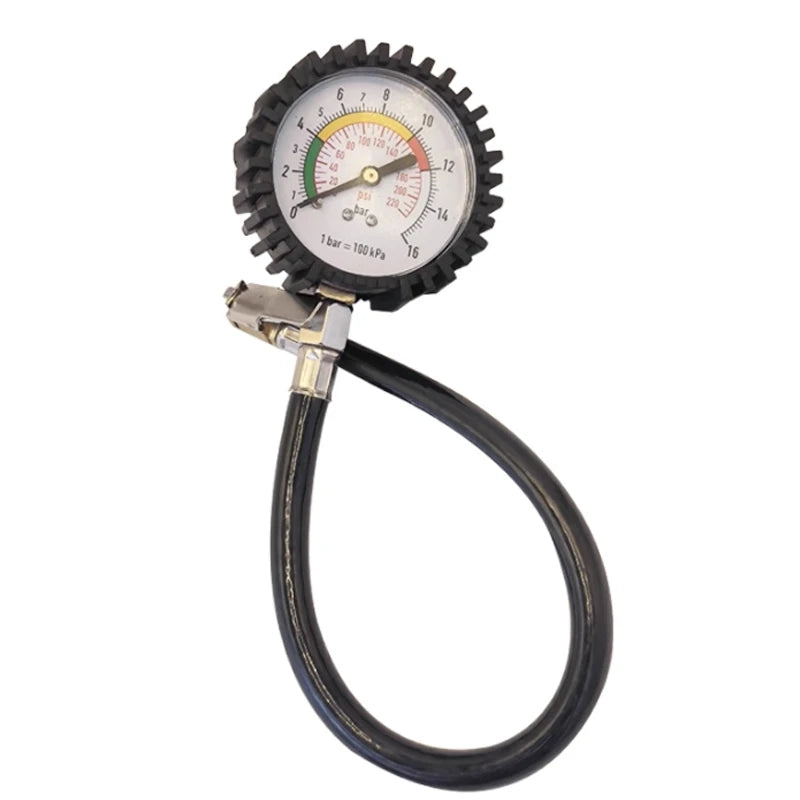 Tire Pressure Gauge, Portable Digital/Manual Tire Inflator Pressure Meter – Multiple Units (PSI / BAR / KPA) – Fuel Saving Tool for Car, Truck, SUV, Motorcycle – Automotive Tire Pressure Monitor