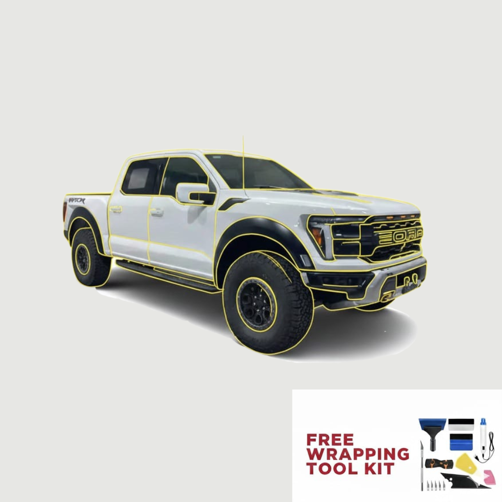 Pre-Cut Clear PPF Sheet (Ford F-150 Raptor)
