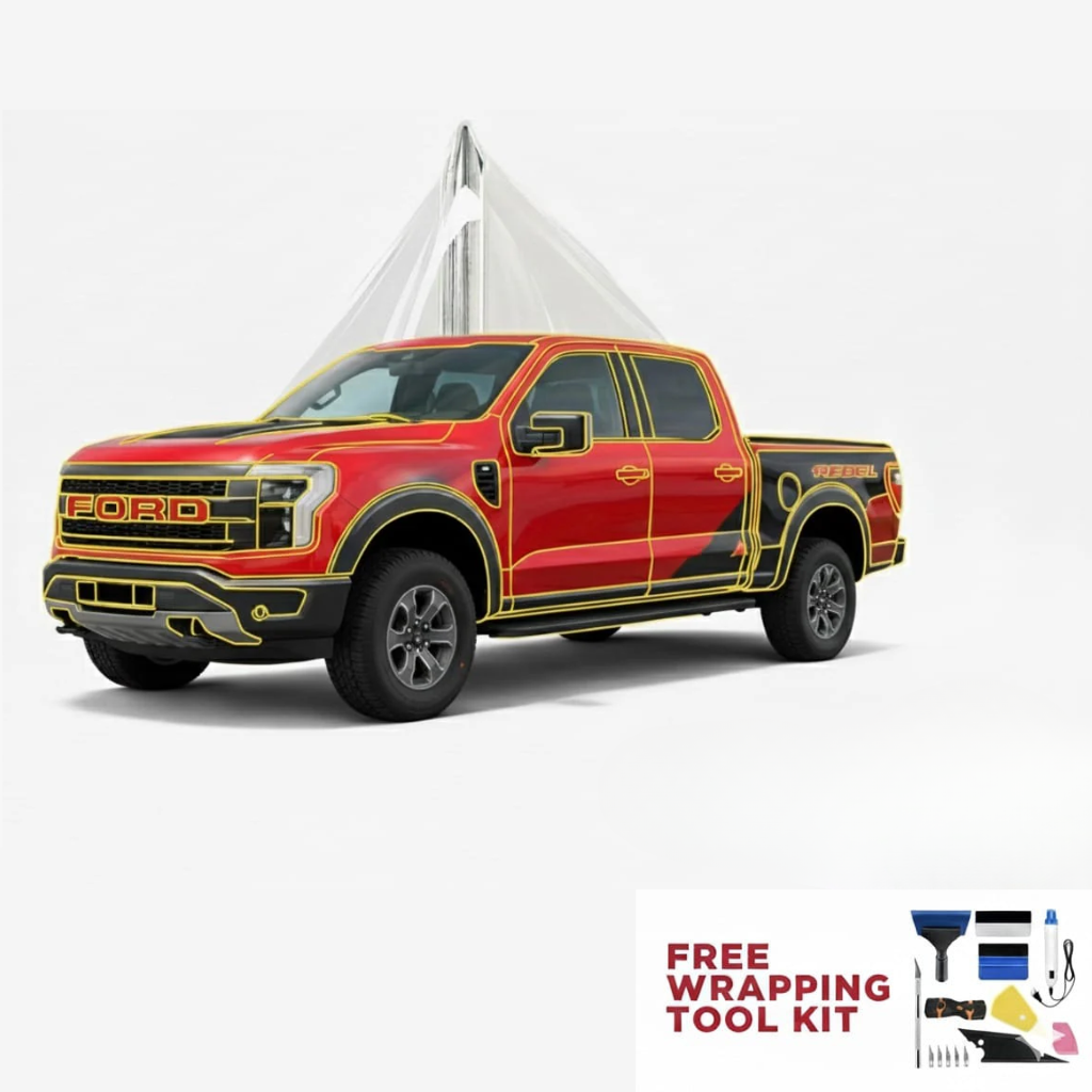 Pre-Cut Clear PPF Sheet (RAM 1500 Rebel)