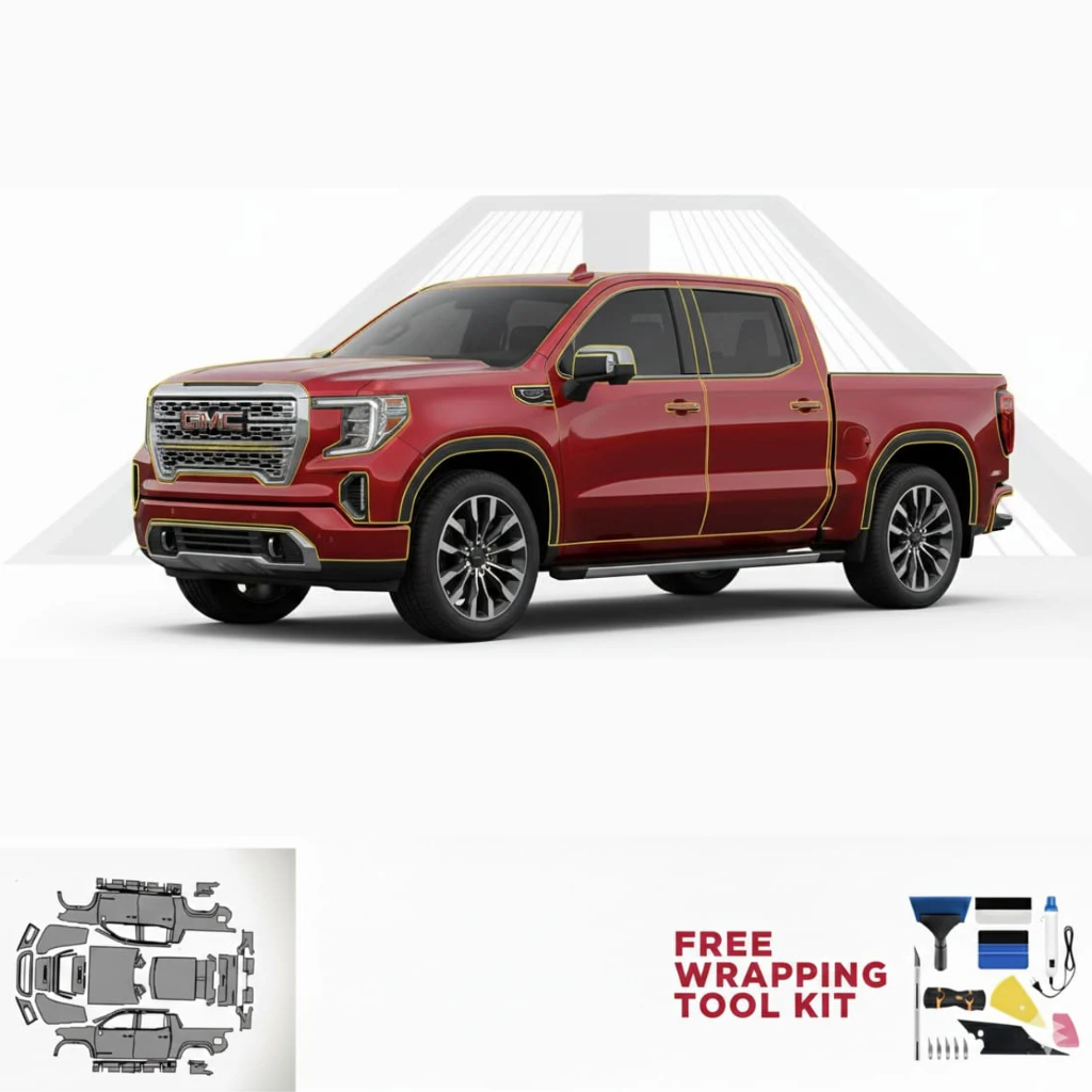 Pre-Cut Clear PPF Sheet (GMC Sierra 1500)