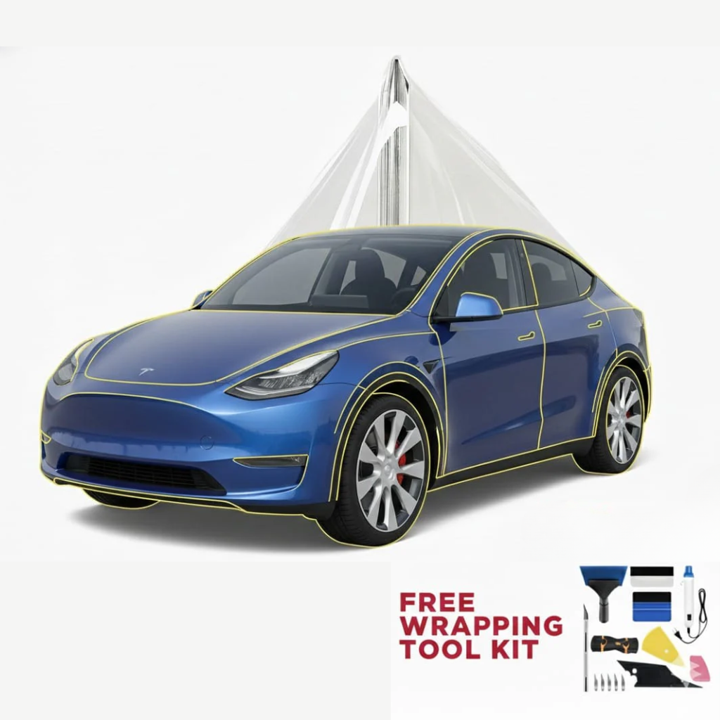 Pre-Cut Clear PPF Sheet (Tesla Model Y)
