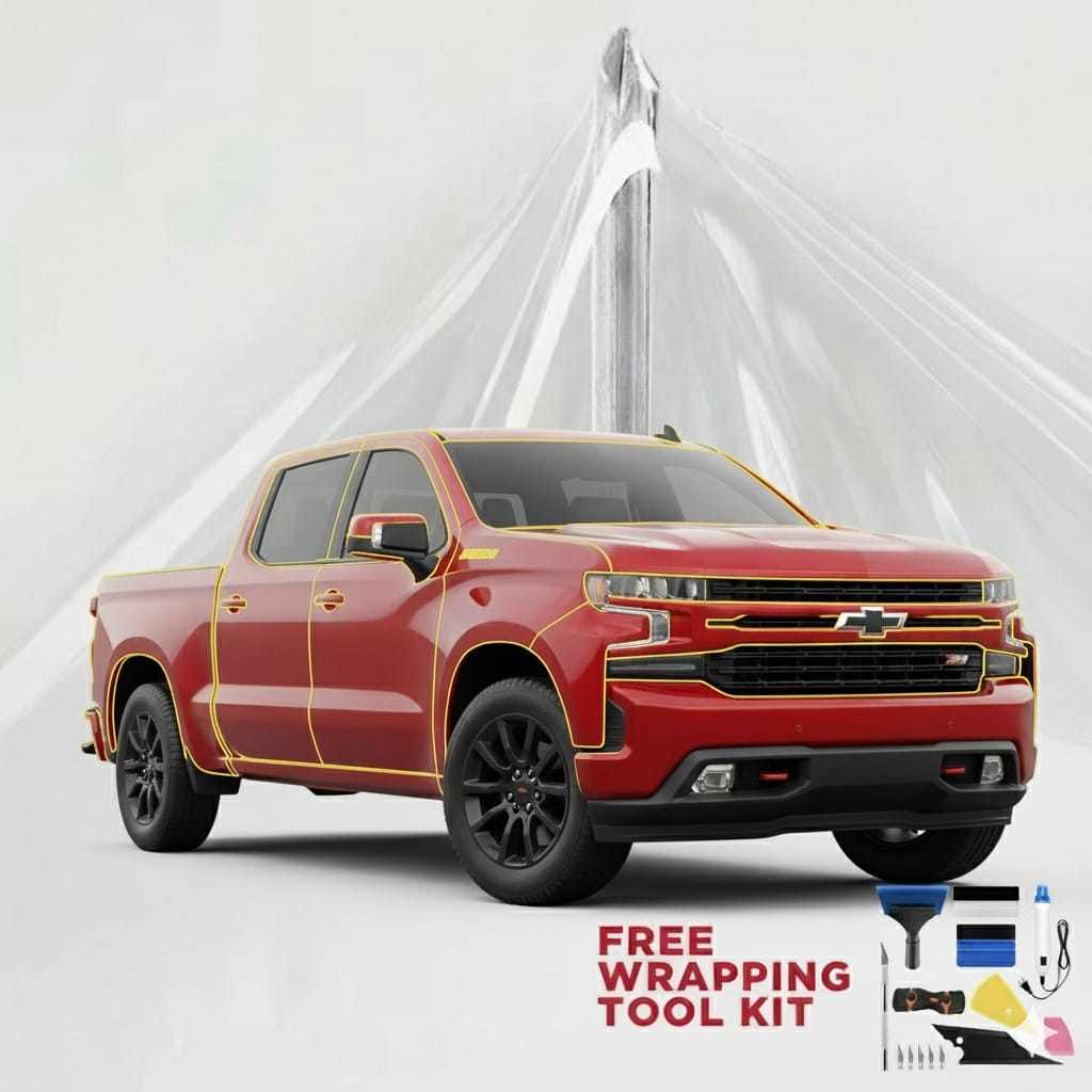 Pre-Cut Clear PPF Sheet (Chevy Colorado Truck)