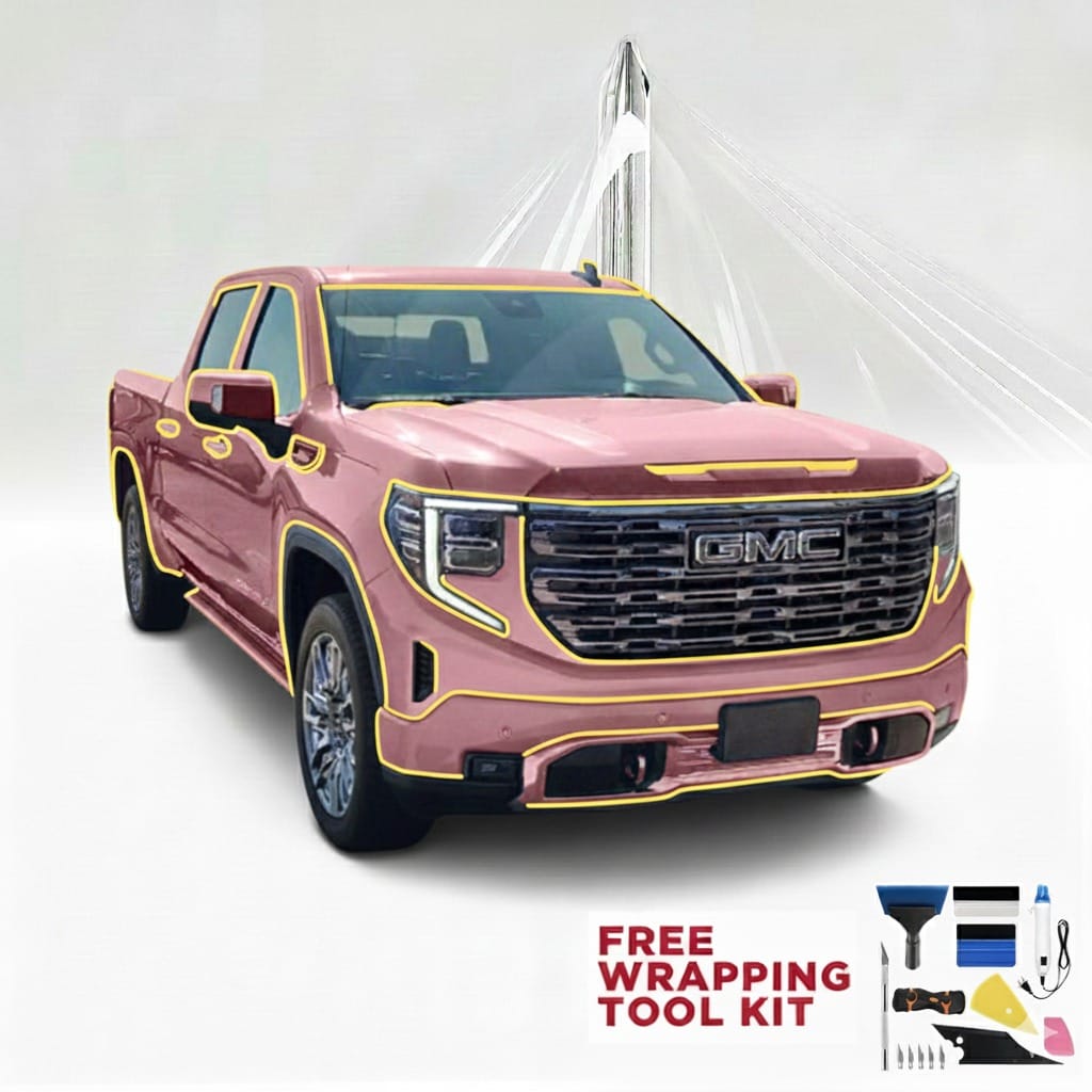 Pre-Cut Clear PPF Sheet (GMC Sierra 2500)