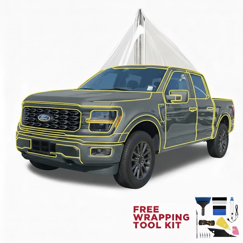 Pre-Cut Clear PPF Sheet (Ford F-250 Super Duty)